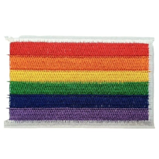 PRIDE - LGBT-FLAGGE QUADRATISCHER AUFNHER